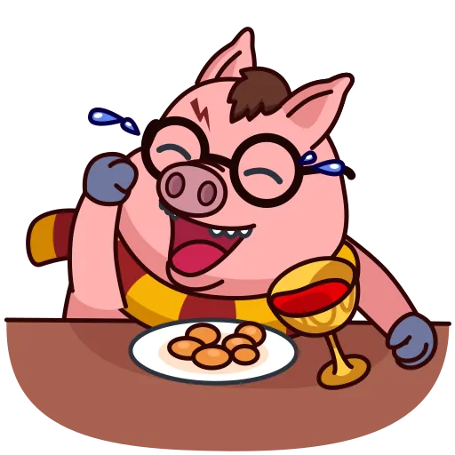 Potter Pig stiker 😂
