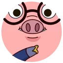 Potter Pig  emoji 🍄