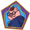 Эмодзи Potter Pig 😉