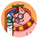 Емодзі Potter Pig  😉