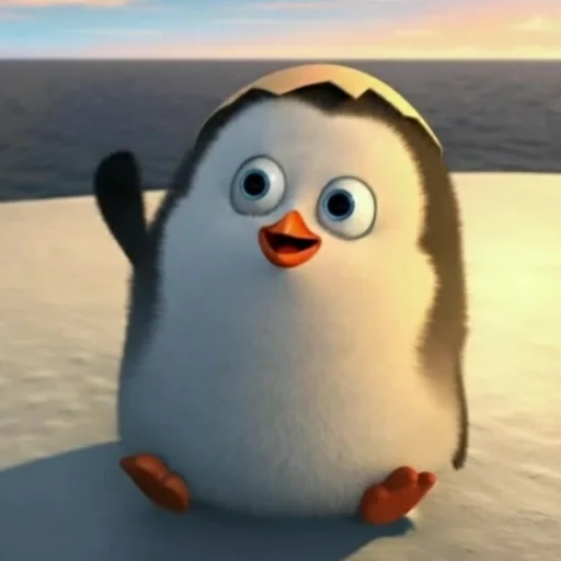 Стікер Пингвин из Мадагаскара 🙂