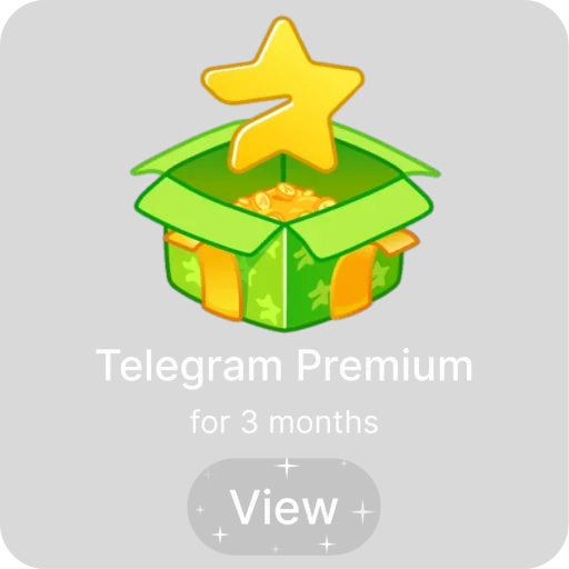 Telegram stickers PremiumGift