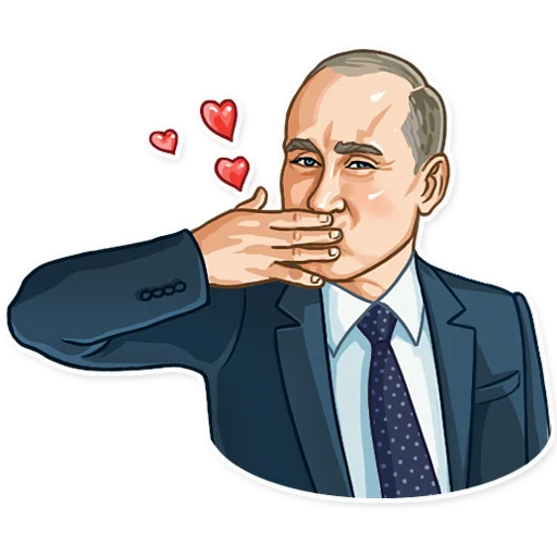 Эмодзи Putin 😘