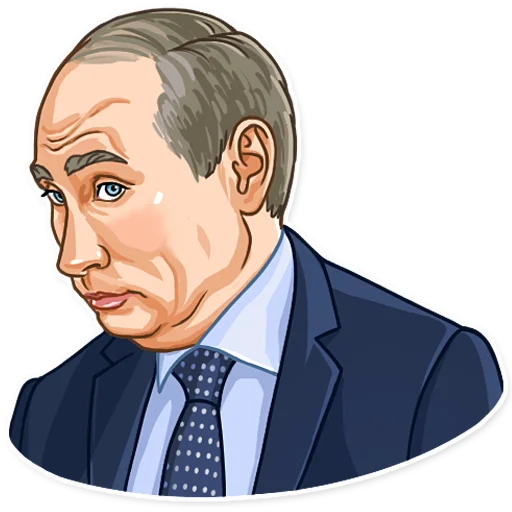 Стікер Telegram «Putin» 😨