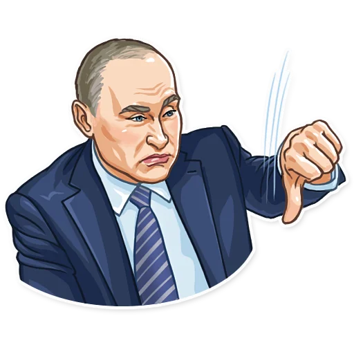 Putin sticker 👎