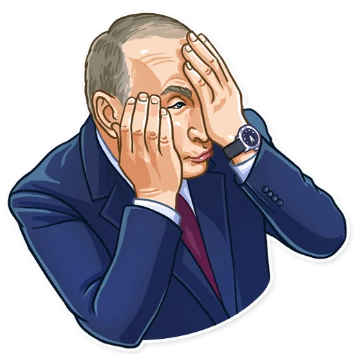 Telegram Sticker «Putin» 🤦‍♂️