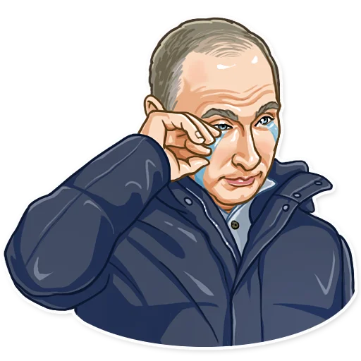 Стікер Telegram «Putin» 😭