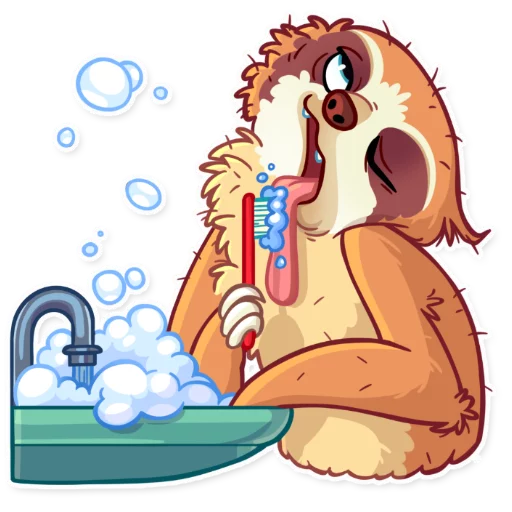 Telegram Sticker «Pretty Lazy» 