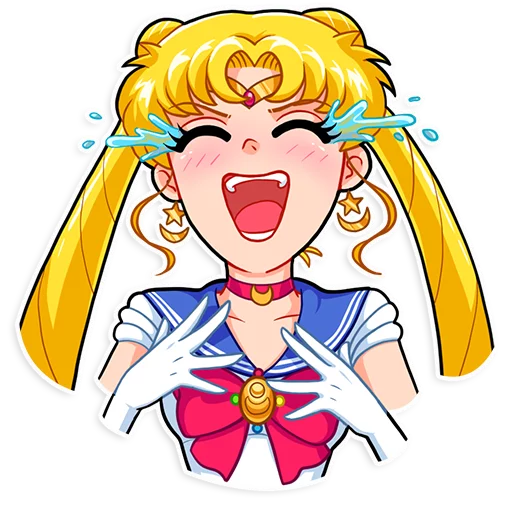 Стикеры телеграм Sailor Moon