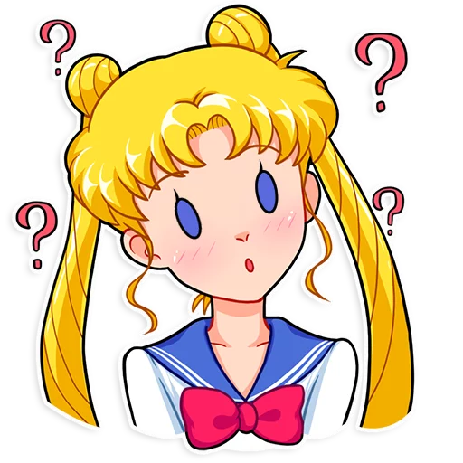 Sailor Moon emoji 🙄