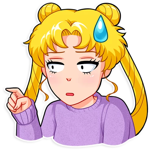 Sailor Moon emoji 😯