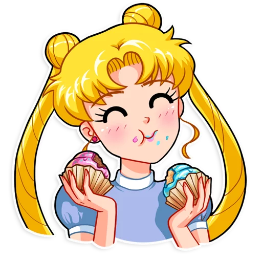 Sailor Moon emoji 🤤