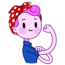 Princess Bubblegum emoji 💪