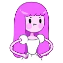 Princess Bubblegum emoji 😠