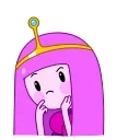 Princess Bubblegum emoji 🤔