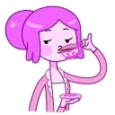 Princess Bubblegum emoji 🤨