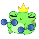 Царевна-лягушка emoji 🏋‍♂