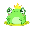 Эмодзи Царевна-лягушка  👍
