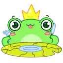 Эмодзи Царевна-лягушка  🍽