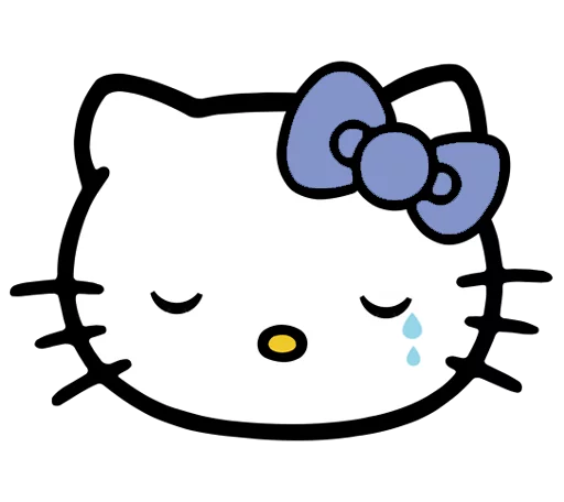 Telegram stiker «Ati-kitty» 😭