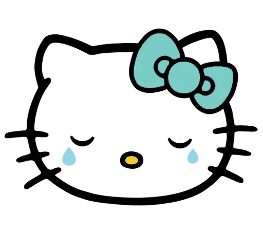 Telegram stiker «Ati-kitty» 😭