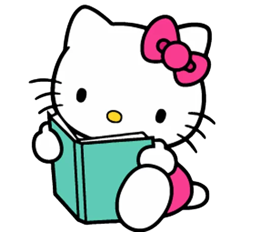 Telegram Sticker «Ati-kitty» 📚