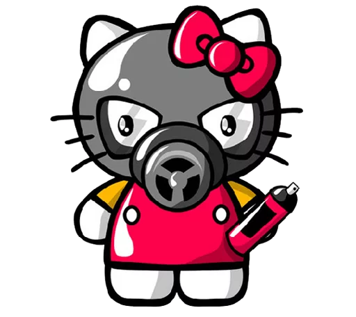 Telegram Sticker «Ati-kitty» 👿