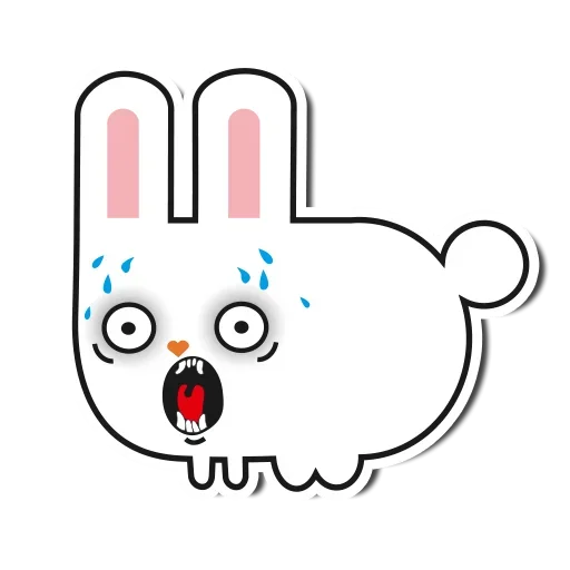 Rabbit emoji 😨