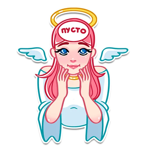 Telegram Sticker «Prosto Ангелы и Демоны» 😅