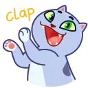 Puffy Cat emoji 👏