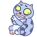 Puffy Cat emoji 😬