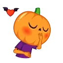 Pumpkin Man emoji 😘
