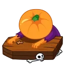 Эмодзи Pumpkin Man 😵‍💫