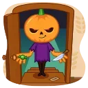 Pumpkin Man sticker 🍬