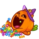 Pumpkin C emoji 🍬