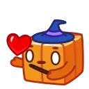 Эмодзи Pumpkin Cube  ❤️