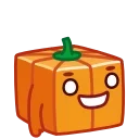 Pumpkin Cube emoji 👍