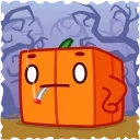 Pumpkin Cube emoji 🤔