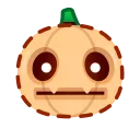 Pumpkin Emoji emoji 🫥