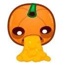 Эмодзи Pumpkin Emoji 🤮