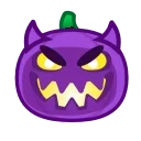 Pumpkin Emoji emoji 😈