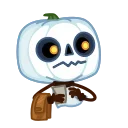 Pumpkin Ghost emoji 👀