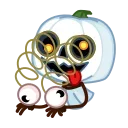 Pumpkin Ghost emoji 🤪