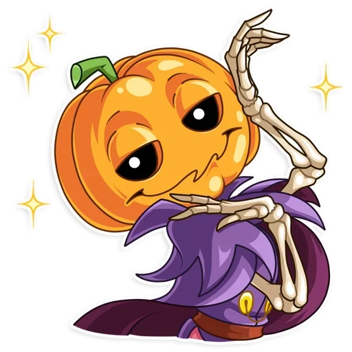 Pumpkin Head stiker 😮