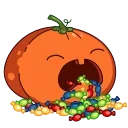 Pumpkin Jack emoji 🤮