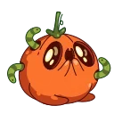 Pumpkin Jack emoji 🐛