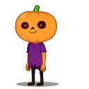 Хеллоуинсая Тыква-Человек  emoji 😂