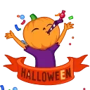 Хеллоуинсая Тыква-Человек  emoji 🎉