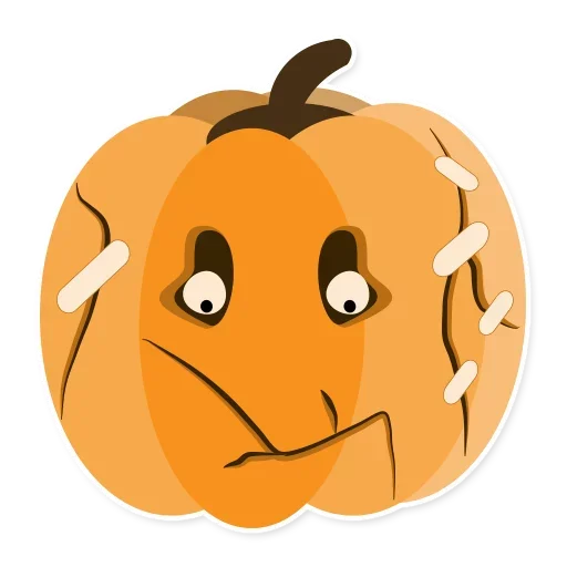 Pumpkin Pump emoji 😰