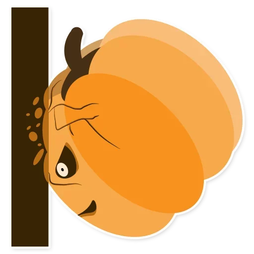 Telegram stiker «Pumpkin Pump» 😬
